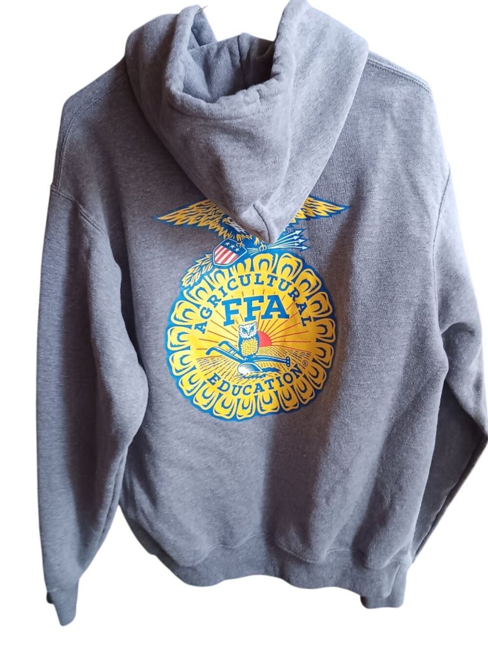 Medium Farm Hoody Sweatshirt 21st Century FFA Hoodie Gray Sweat shirt